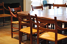 Table and chairs. Link to Gifts of Life Insurance