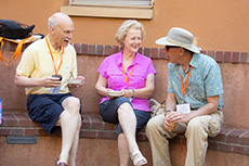 People at an event. Link to Gifts from Retirement Plans